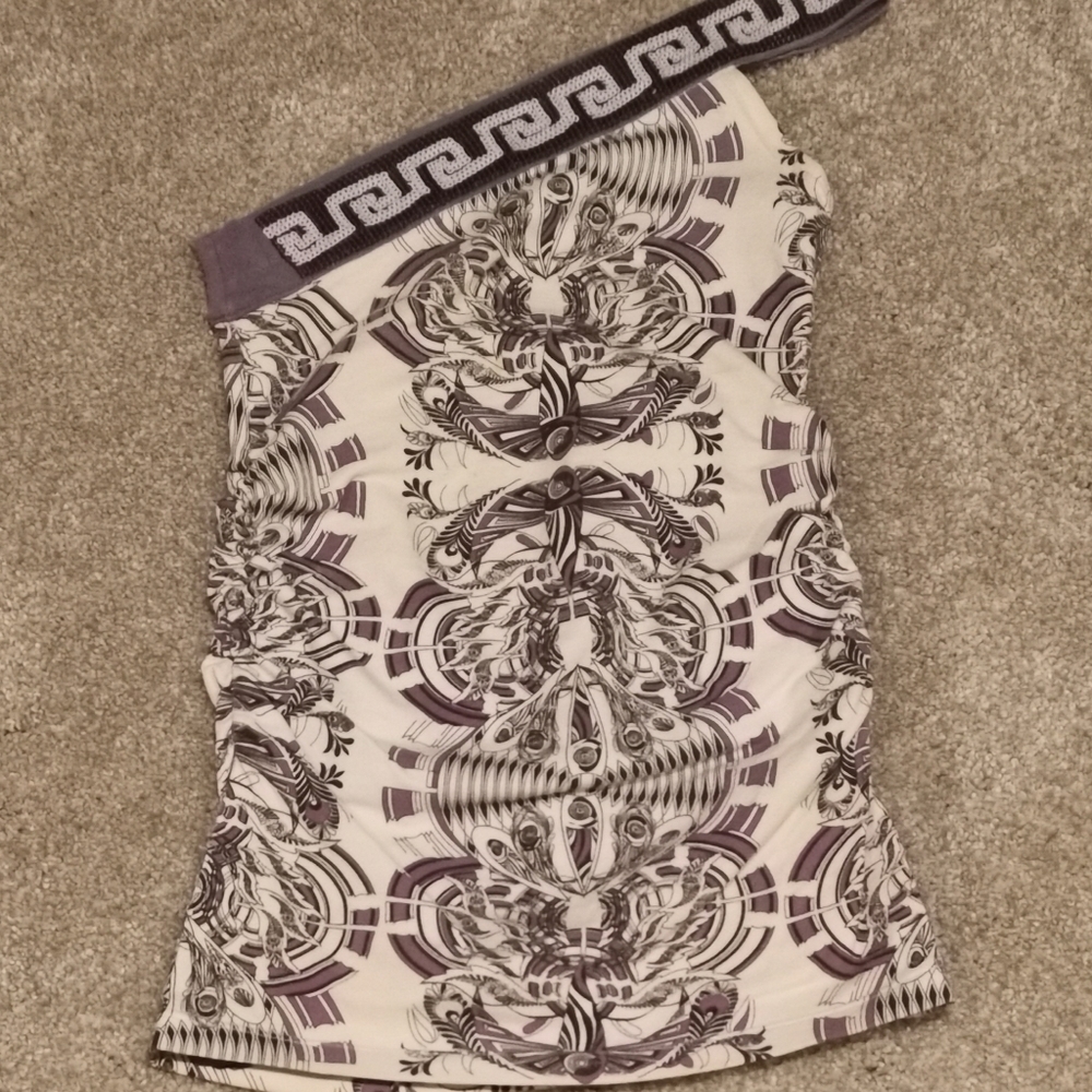 Young Versace Girl's Purple Blouse & Skirt-Size S